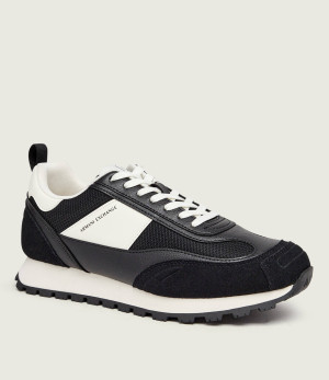 Armani Exchange Sneakersy | zamsz | z dodatkiem skóry