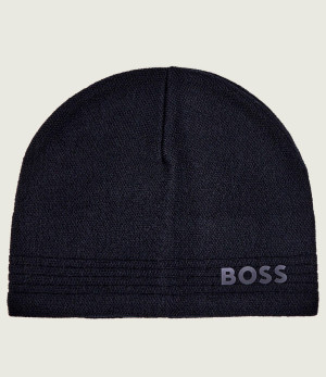 BOSS GREEN Wełniana czapka Afleece