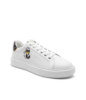 Karl Lagerfeld Skórzane trampki MAXI CUP X Disney