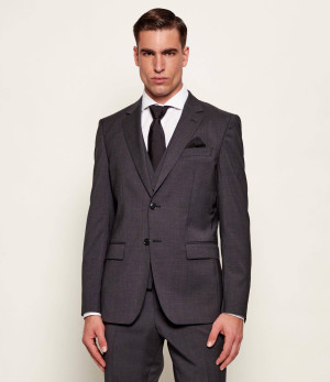 BOSS BLACK Wełniana marynarka H-Huge-S-MM-251 | Slim Fit