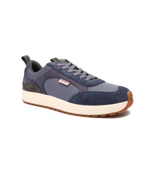 HUGO Sneakersy Cilan_Tenn_mesd | z dodatkiem skóry