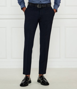 BOSS BLACK Spodnie C-Genius-243 | Slim Fit | z dodatkiem wełny
