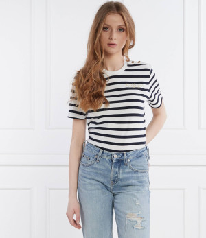 Tommy Hilfiger T-shirt GOLD BUTTON C-NK SS | Regular Fit