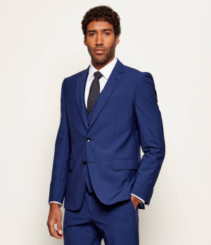 BOSS BLACK Wełniana marynarka H-Huge-MM | Slim Fit