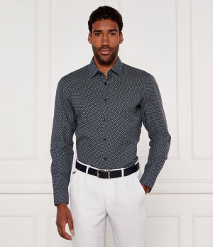 BOSS BLACK Lniana koszula C-HAL-kent-C1-223 | Casual fit