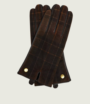 Barbour Skórzane rękawiczki Scarlet