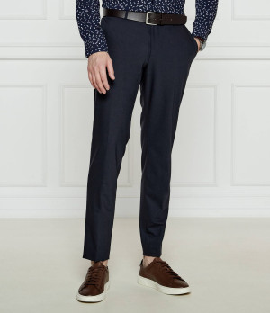BOSS BLACK Spodnie P-Genius-CW-WG-251 | Slim Fit | z dodatkiem wełny