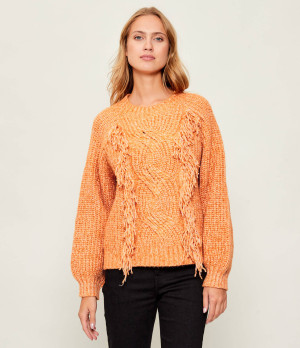 Silvian Heach Sweter | Oversize fit | z dodatkiem wełny