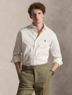 POLO RALPH LAUREN Lniana koszula | Custom fit
