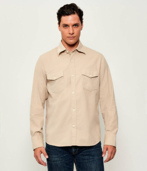 Oscar Jacobson Koszula | Straight fit | sztruks