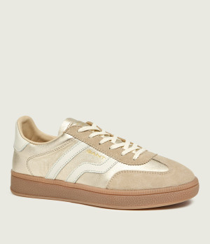 Gant Skórzane sneakersy Cuzima | zamsz