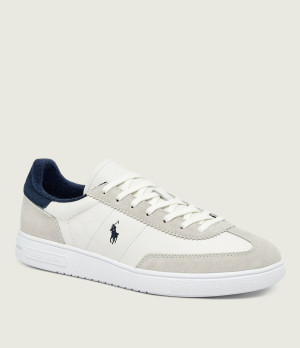 POLO RALPH LAUREN Skórzane sneakersy BEDFORD | zamsz