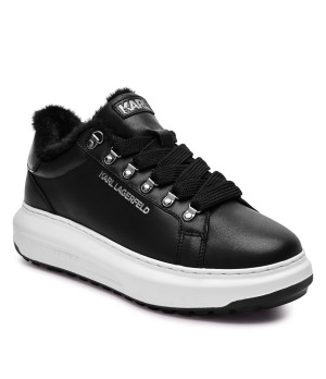 Karl Lagerfeld Skórzane sneakersy KAPRI LUG | shearling