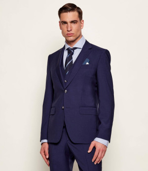 BOSS BLACK Wełniana marynarka H-Huge-S-MM-251 | Slim Fit