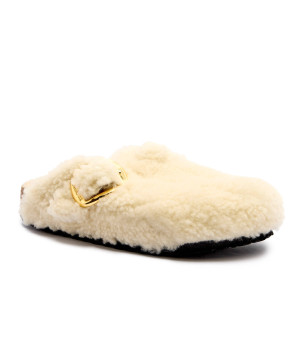 Birkenstock Wełniane mule Boston | shearling | narrow fit