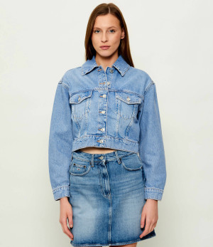 HUGO Kurtka jeansowa Galatea | Cropped Fit