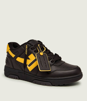 OFF-WHITE Skórzane sneakersy M-OUT OF OFFICE