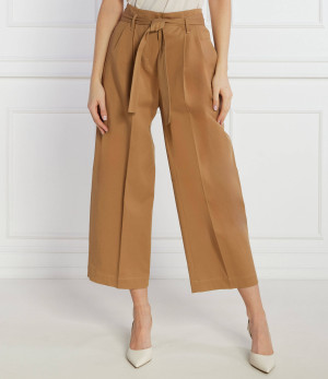 BOSS BLACK Spodnie z paskiem Tenoy | Relaxed fit