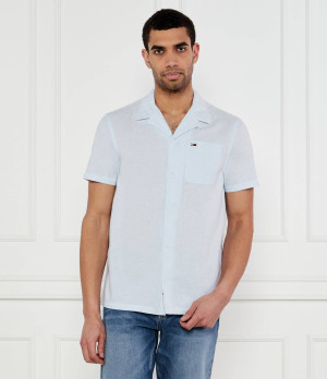 Tommy Jeans Koszula | Regular Fit | z dodatkiem lnu