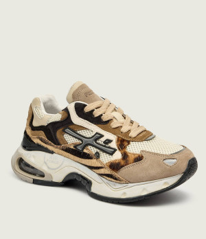 Premiata Skórzane sneakersy SHARKYD | zamsz