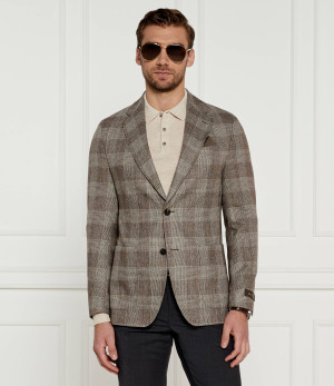 Windsor Wełniana marynarka 13 Giorno | Shaped fit | z dodatkiem kaszmiru