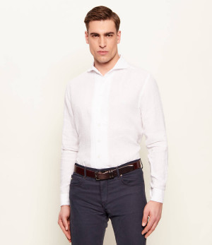 Gran Sasso Lniana koszula | Regular Fit