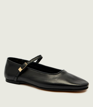 Tommy Hilfiger Skórzane baleriny Mary Jane