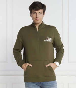 Tommy Jeans Bluza ENTRY GRAPHIC HALF-ZIP | Regular Fit