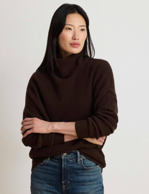 LAUREN RALPH LAUREN Wełniany golf | Oversize fit | z dodatkiem kaszmiru