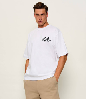 OFF-WHITE T-shirt Stroke 2 Arrow Skate | Relaxed fit
