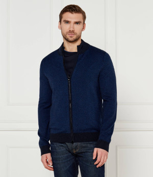 BOSS BLACK Wełniany kardigan H-Eltorno | Regular Fit