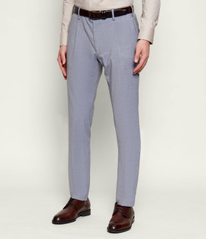 Eleventy Wełniane spodnie MILANO | Regular Fit