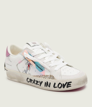 Crime London Skórzane sneakersy SK8 DELUXE CRIME LONDON X LOONEY TUNES