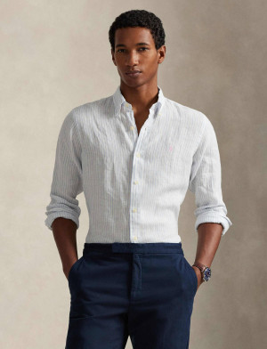 POLO RALPH LAUREN Lniana koszula | Slim Fit