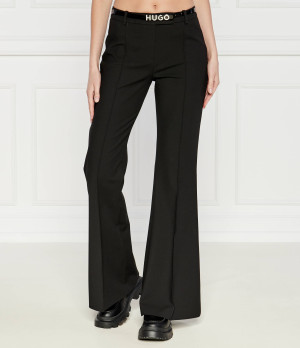 HUGO Spodnie Hosena | flare fit