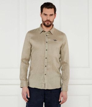 Aeronautica Militare Lniana koszula | Regular Fit