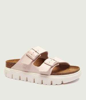 Birkenstock Klapki Arizona Chunky BF | Birkenstock x Papillio | narrow fit | z dodatkiem skóry