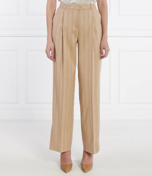 Marc Cain Spodnie | Loose fit | z dodatkiem lnu