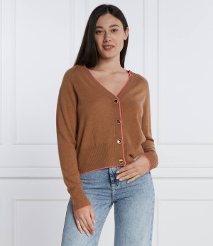 Pinko Wełniany kardigan | Regular Fit | z dodatkiem kaszmiru
