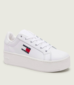 Tommy Jeans Skórzane sneakersy