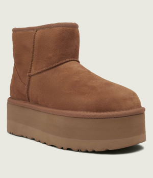 UGG Śniegowce Classic Mini Platform | wełna | zamsz