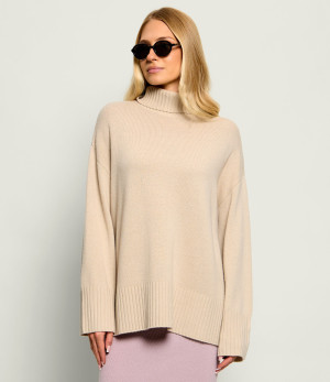 Pinko Wełniany golf Tampere Dolcevita | Oversize fit | z dodatkiem kaszmiru