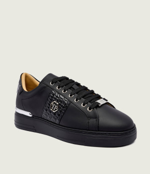 Philipp Plein Skórzane sneakersy Hexagon