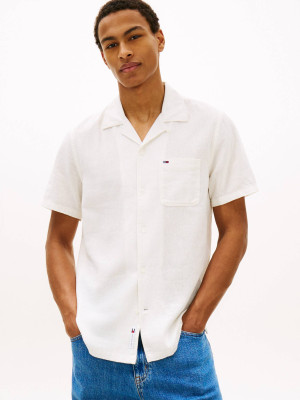Tommy Jeans Lniana koszula | Regular Fit