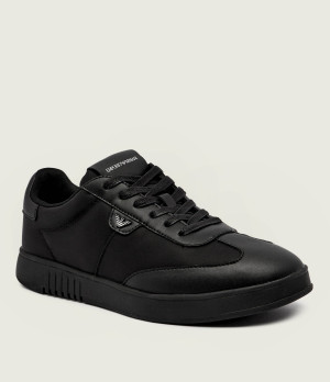 Emporio Armani Sneakersy | z dodatkiem skóry
