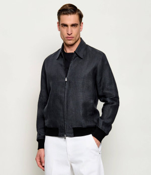 Gran Sasso Lniana kurtka bomber | Regular Fit