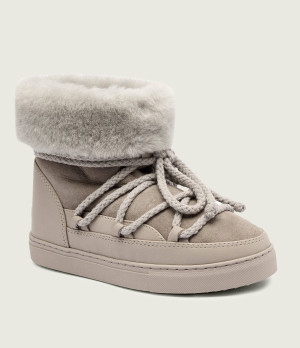 INUIKII Śniegowce CLASSIC HIGH | shearling | skóra