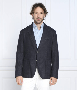BOSS BLACK Wełniana marynarka C-Hanry-D-224F | Slim Fit