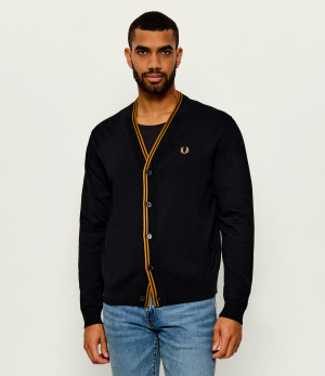 Fred Perry Wełniany kardigan | Regular Fit