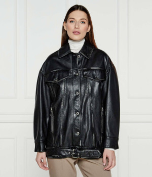 MAX&Co. Skórzana kurtka BEGONIA | Oversize fit